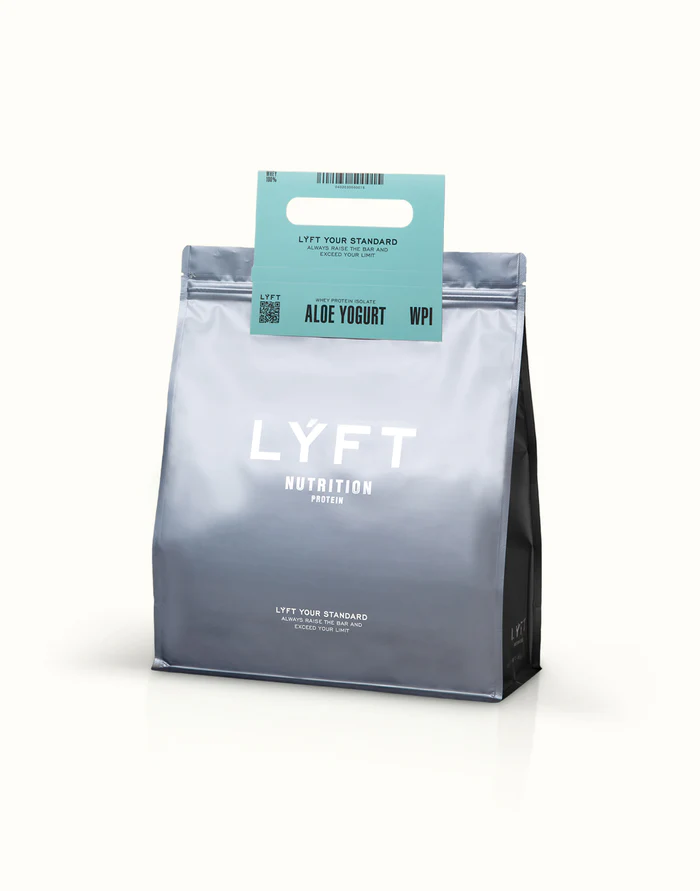LYFTホエイプロテインアロエヨーグルト味のパッケージ
