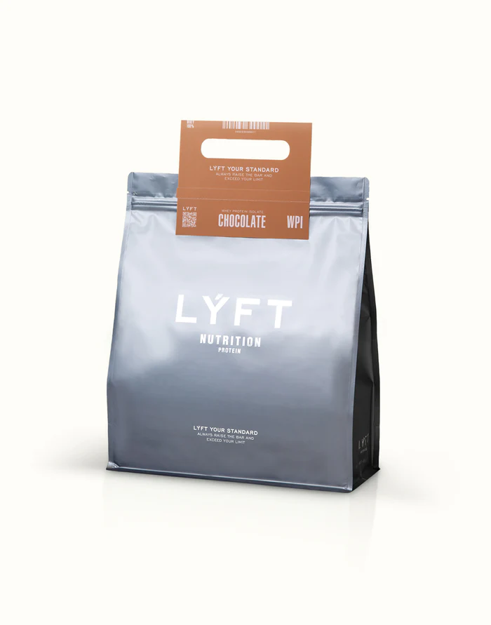 LYFTホエイプロテインチョコレート味のパッケージ
