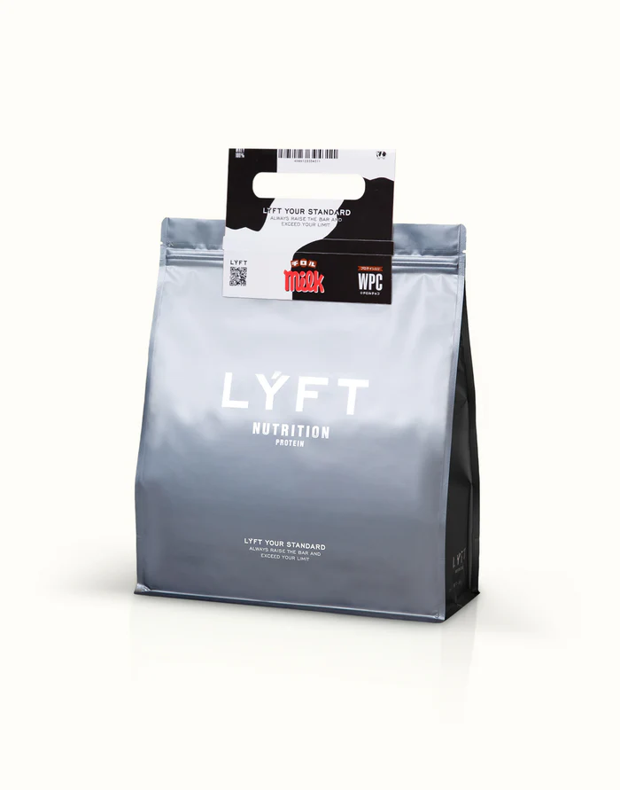 LYFTホエイプロテインチロルチョコミルク味のパッケージ